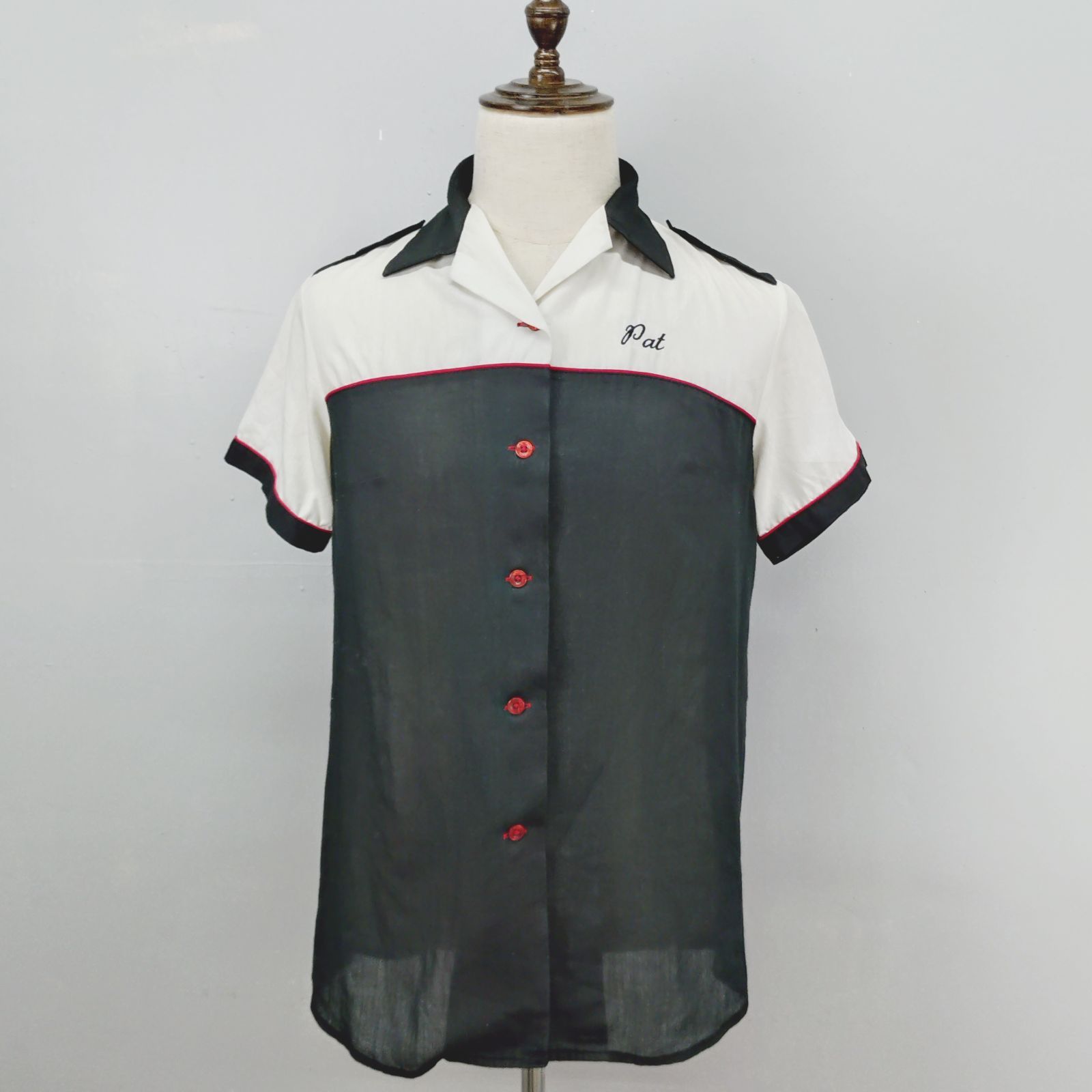 King Louie 36 サイズ 半袖シャツ 70s アメリカ製 ヴィンテージ