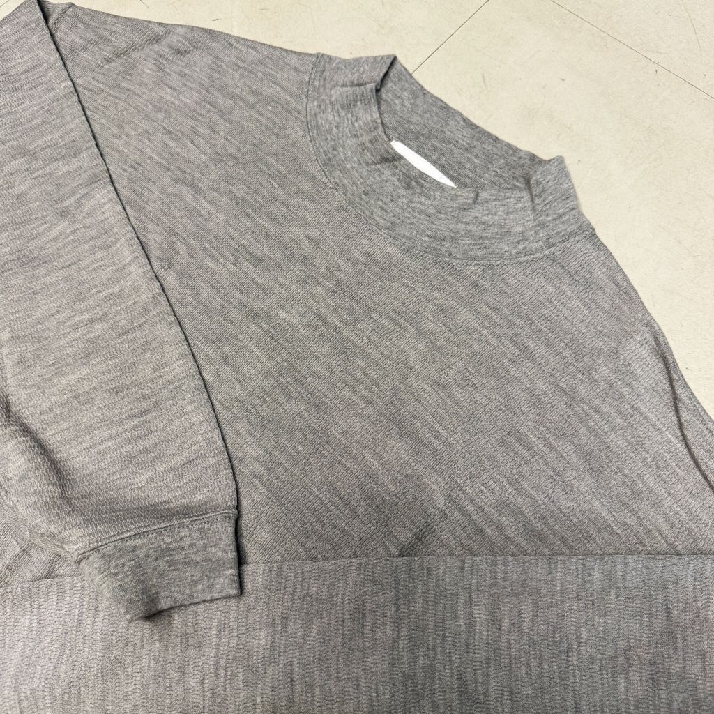 モックネックロングTシャツ GU233-70139