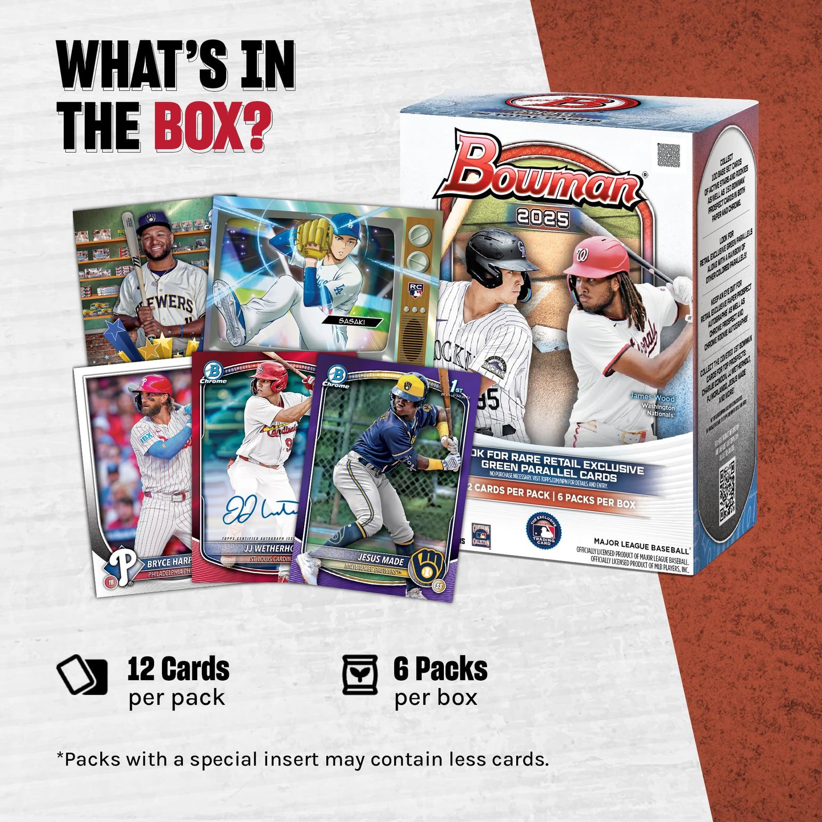 2025 Bowman Baseball - 工場密封 - バリューボックス。 - メルカリ