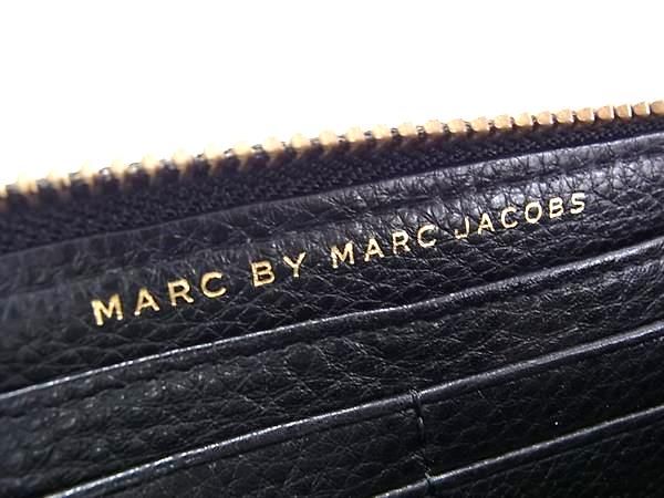 MARC JACOBS マークジェイコブス 長財布 ラウンドファスナー ブラック マークジェイコブス ラウンドファスナー長財布 メンズ MARC