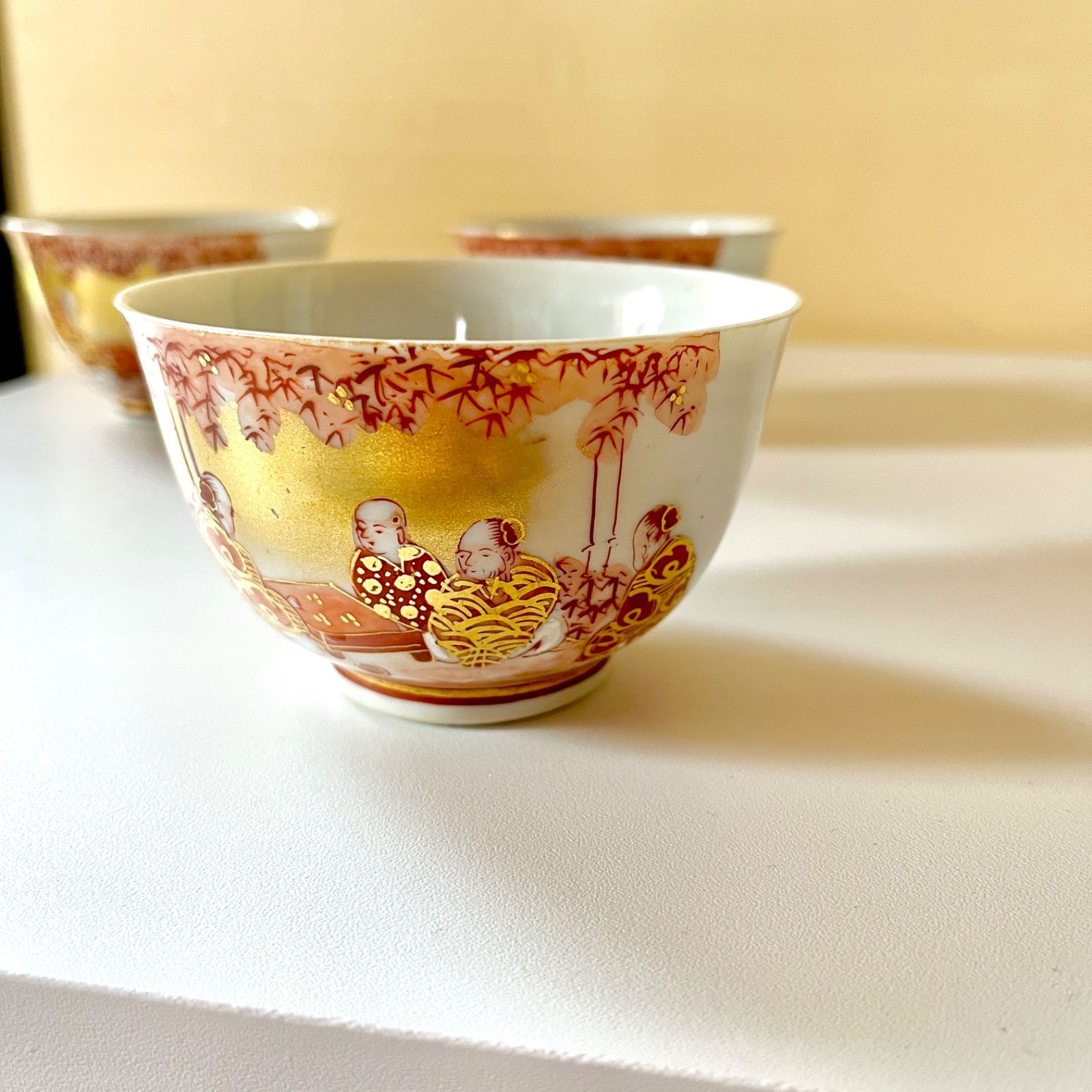 蔵出し☆九谷焼 晴山 汲み出し茶碗