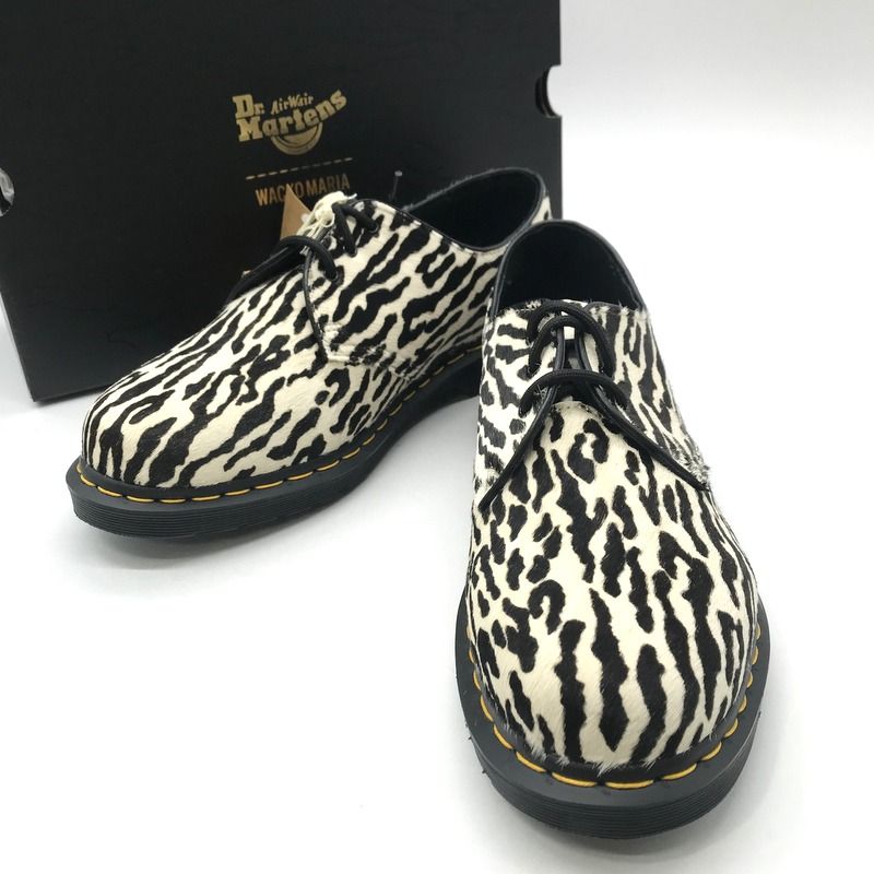 Dr.Martens WACKOMARIA 3ホールシューズ 新品同様 箱付 タグ付 ハラコ 
