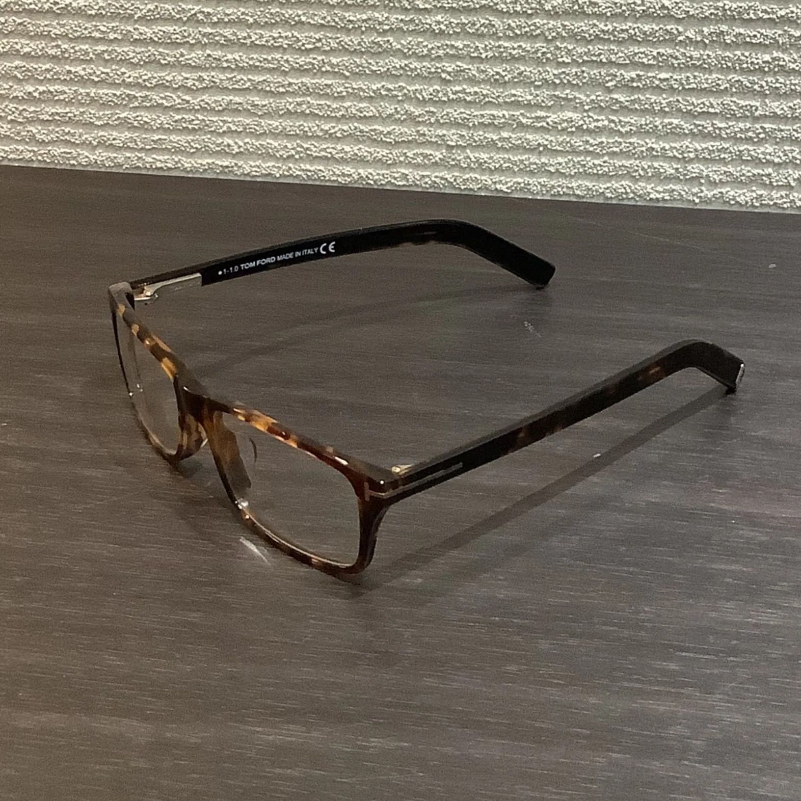 トムフォード TOM FORD べっこう系 メガネフレーム TF5663FB 055 メンズ レディース メガネ 眼鏡 Aランク I97