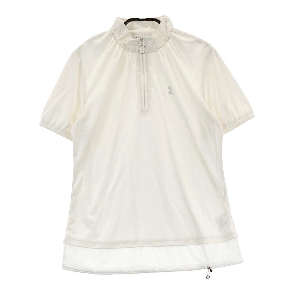 サイズ：38 LANVIN SPORT ランバン スポール  半袖ポロシャツ  ホワイト系 [240101431019] ゴルフウェア レディース ストスト サイズ：38 LANVIN SPORT ランバン スポール 半袖ポロシャツ
