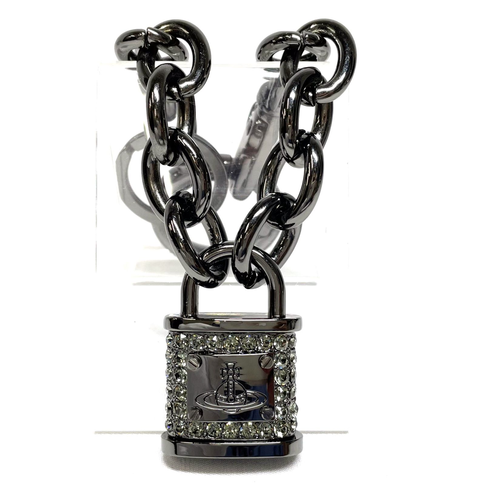 美品✨ヴィヴィアンウエストウッド パドロック 南京錠 キーホルダー キーリング 美品✨ヴィヴィアンウエストウッド パドロック 南京錠 キーホルダー