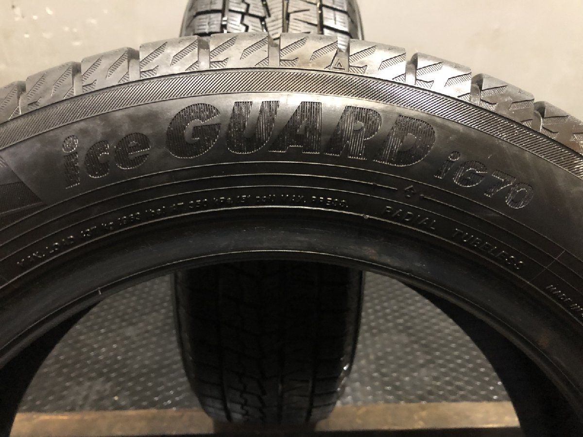 走行短め YOKOHAMA ice GUARD iG70 165/65R14 14インチ スタッドレス 2本 21年製 トール タンク ルーミー ソリオ等　(KTO038)