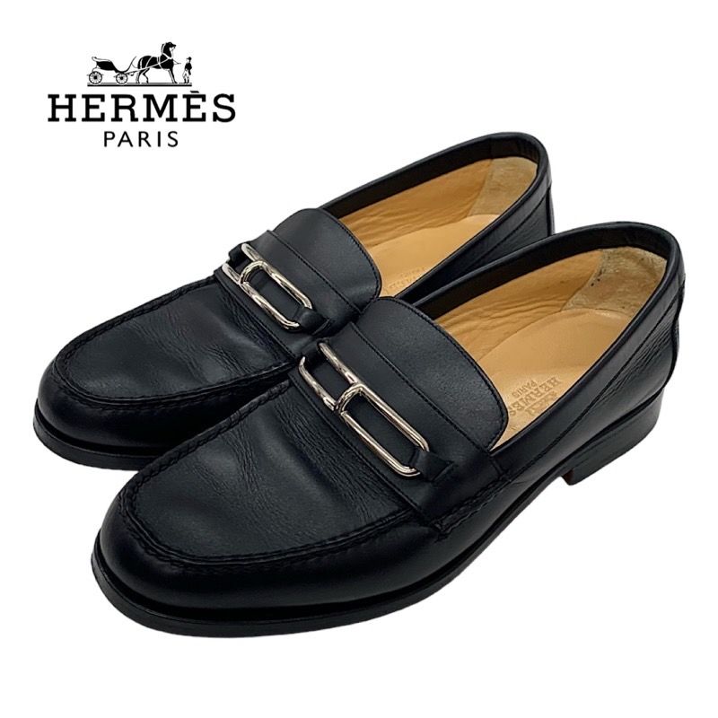 エルメス HERMES コレット ローファー 革靴 靴 シューズ レザー 