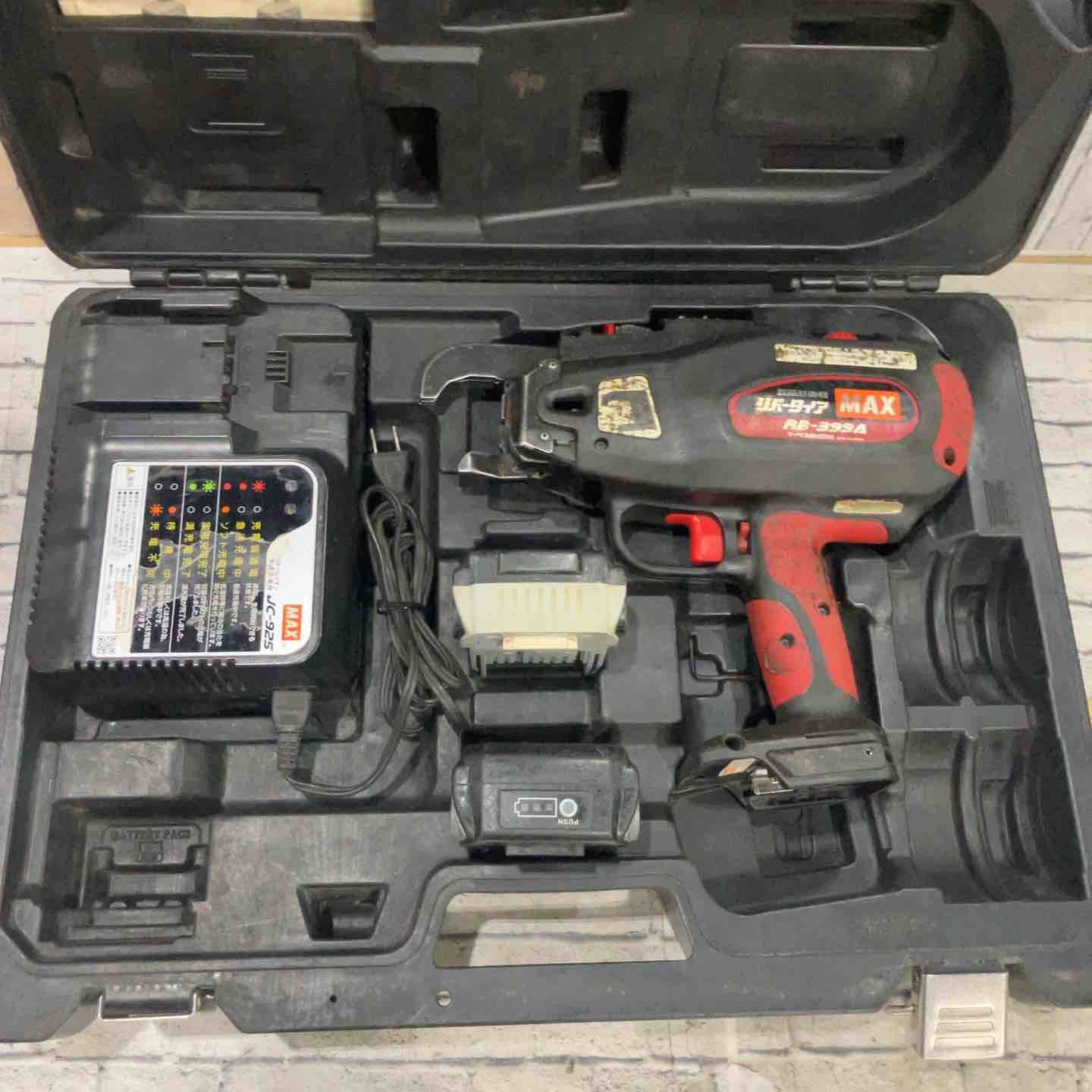 マックス MAX 鉄筋結束機 リバータイア RB-399A-B2C|15A 川口店