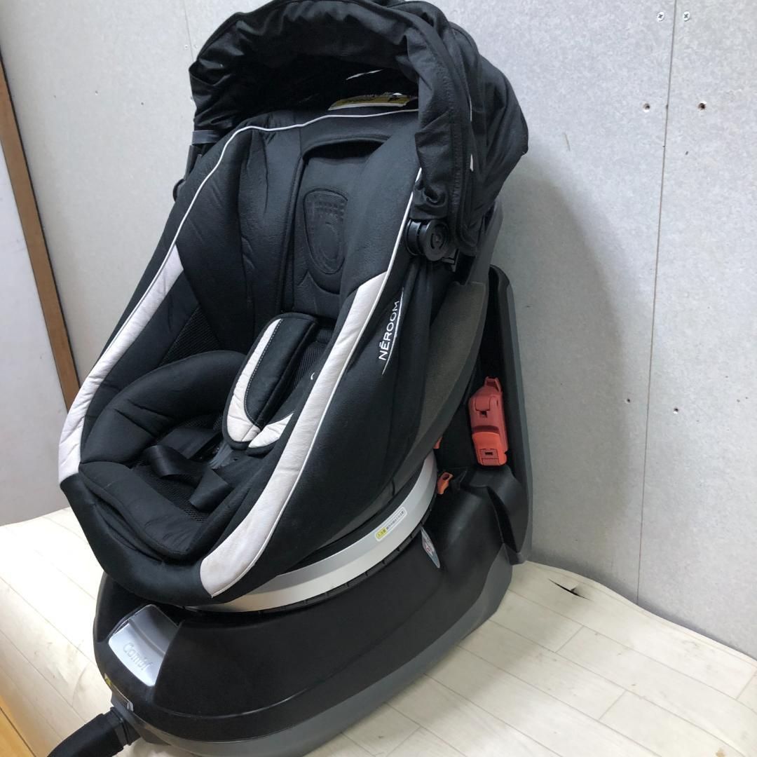 Combi コンビ ネルーム CB-UTC 回転式 ISOFIX チャイルドシート 新生児 幼児兼用 ブラック エッグショック 251013-12