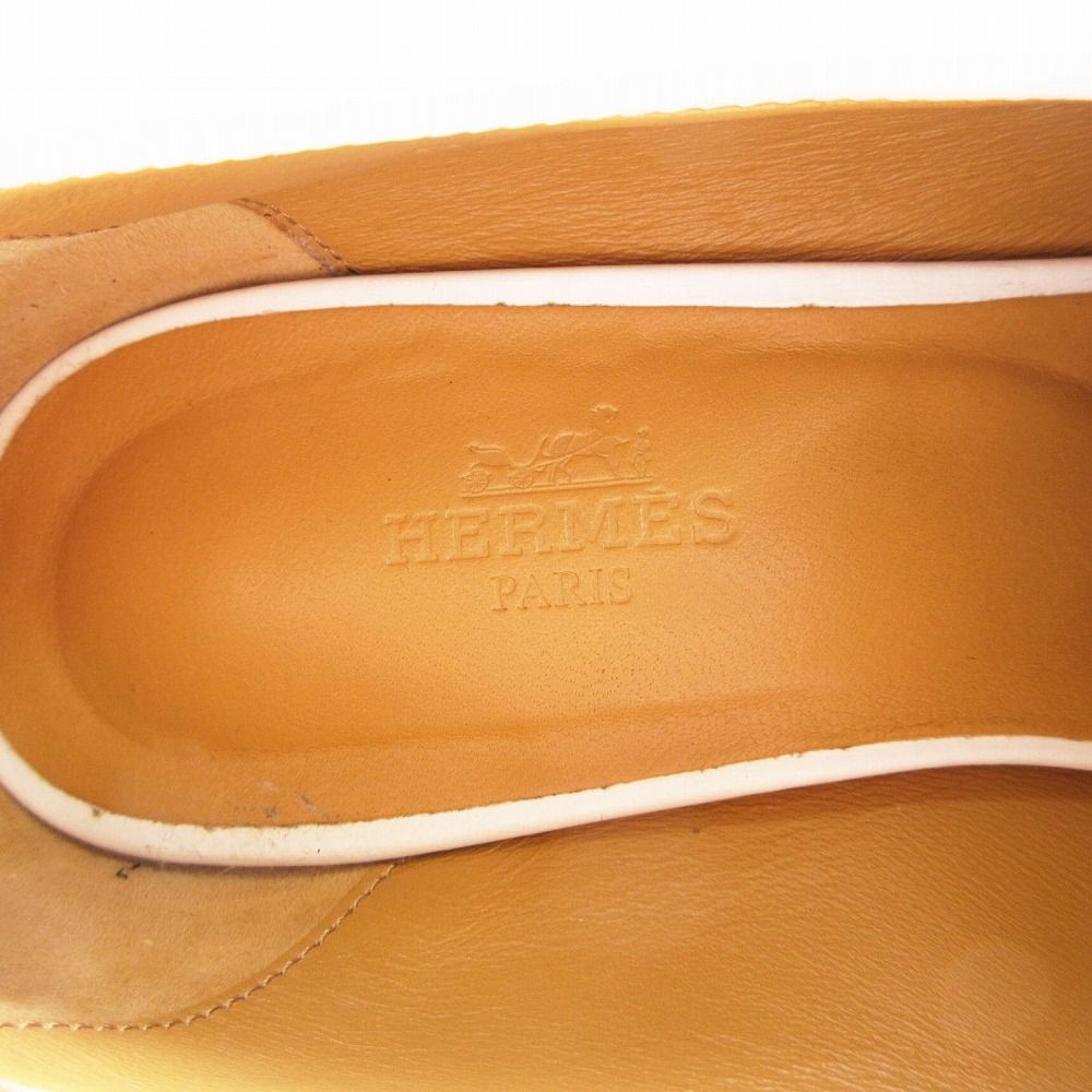 HERMES エルメス GLORIOUS40 グロリアス Hロゴ パンプス シューズ