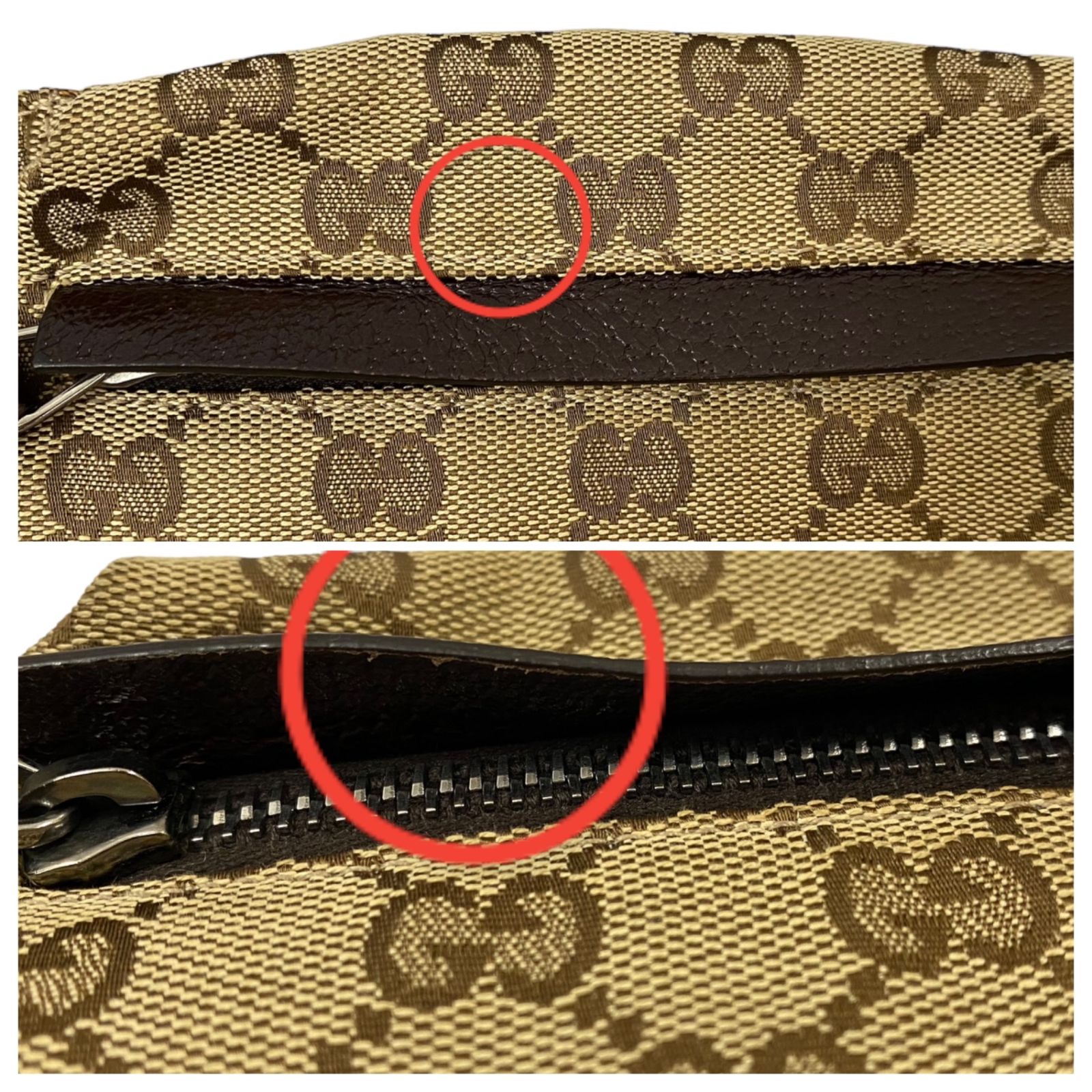 GUCCI (グッチ) ウエストバッグ ボディバッグ ウエストポーチ CG 