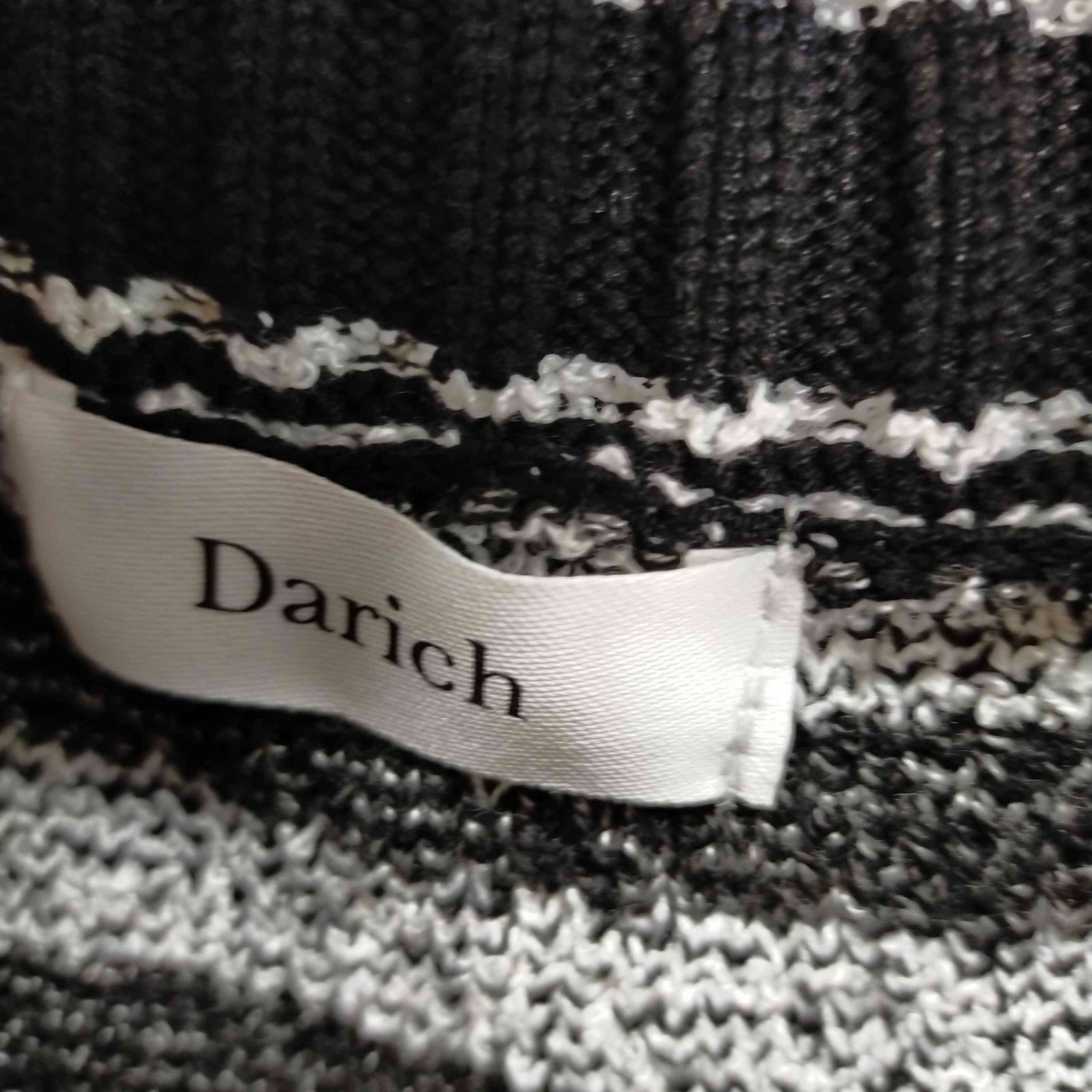 Darich ダーリッチ DDマリンボーダーニットミニワンピース 愉しく