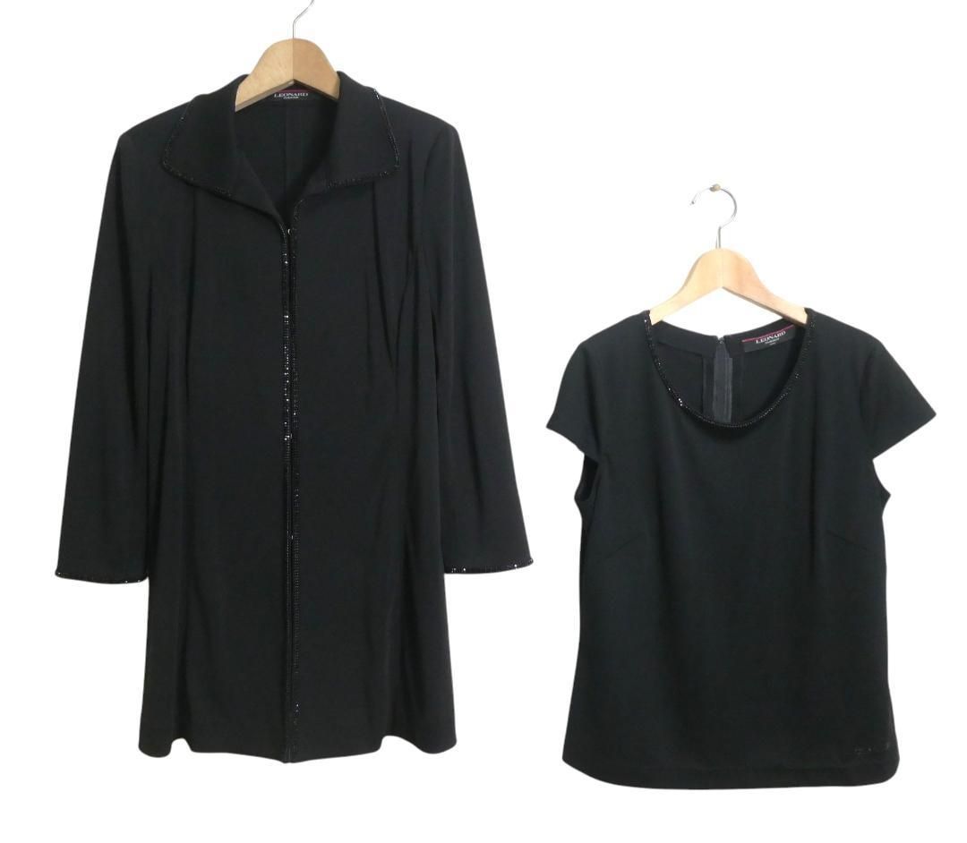 極美品 LEONARD FASHION レオナールファッション サイズM L ライン