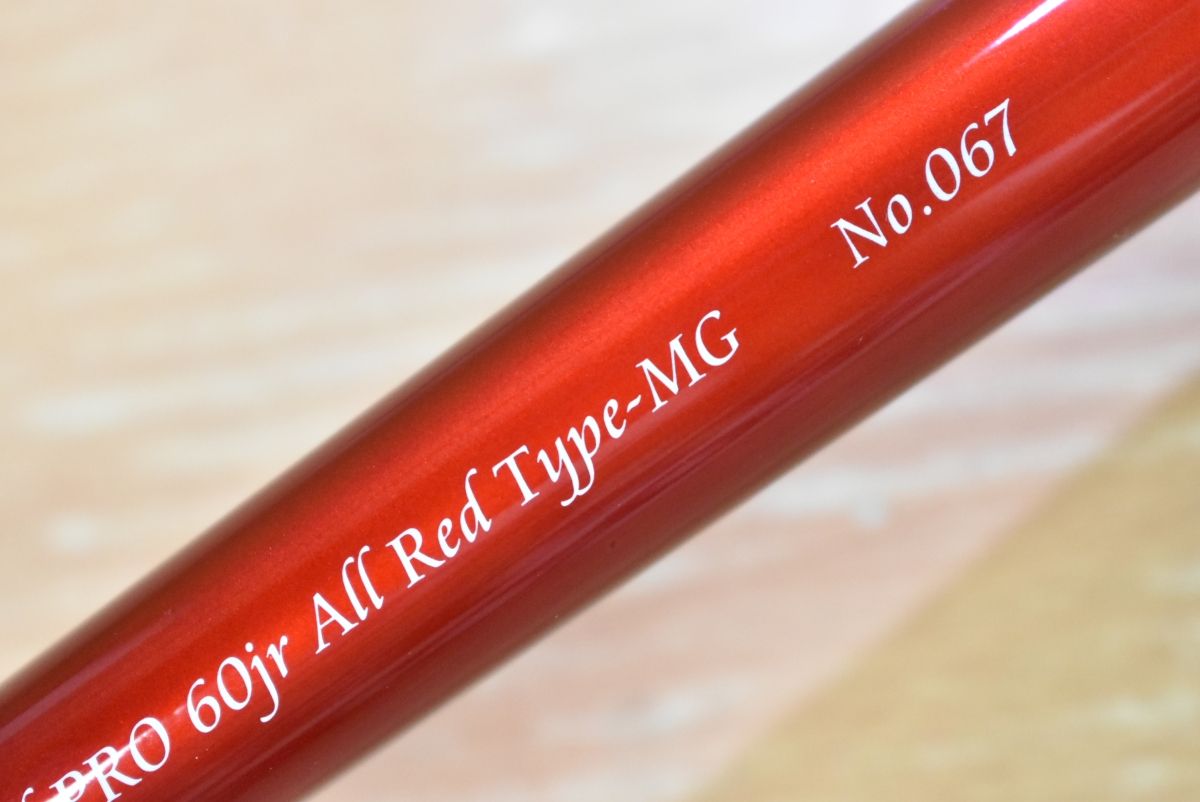  EMT バーチカルプロ 60 JR オールレッド タイプMG Vertical Pro All Red Type-MG スピニング 2ピース トラウト ヌードグリップシステム トラウトロッド ロッド