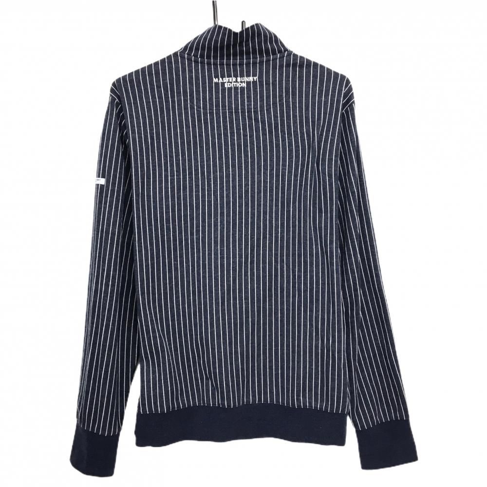 美品】マスターバニー ジャケットブルゾン ネイビー×白