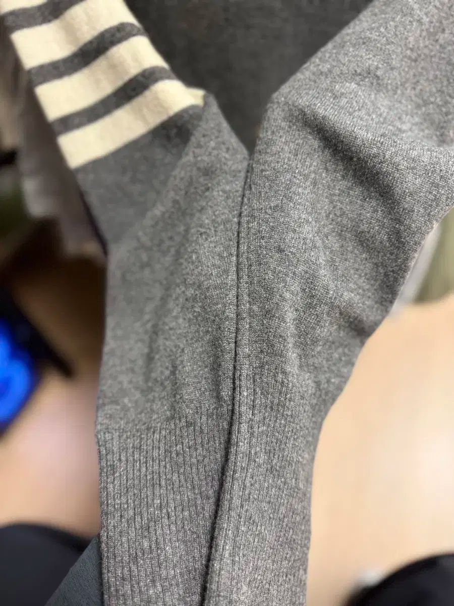 3サイズ トム・ブラウン カシミア カーディガン グレー Thom Browne