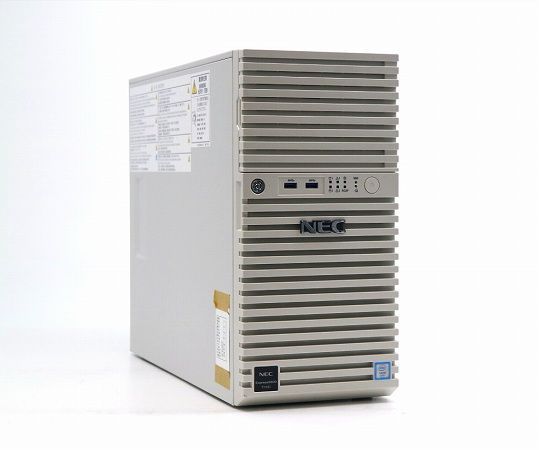 NEC Express5800/T110i Xeon E3-1220 v6 3GHz 16GB 500GBx2台(SATA3.5インチ/RAID1構成)  中古