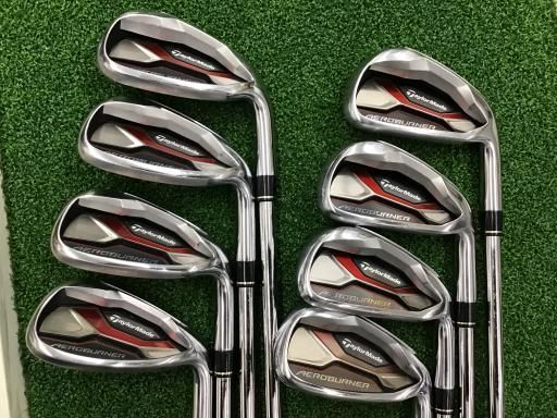 テーラーメイド AERO BURNER 8S アイアンセット IR KBS C-TAPER 90 フレックスR メンズ 男性用 右利き 右用 Cランク ゴルフクラブ