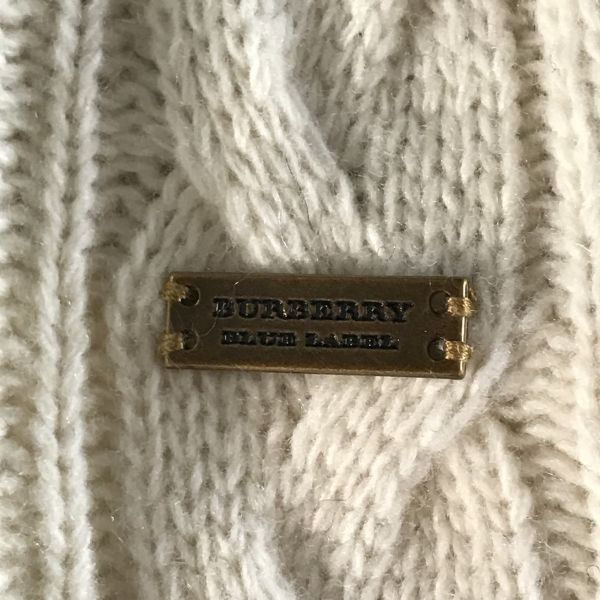 美品✨バーバリーロンドン ドッキング ニットワンピース 三陽商会 三陽商会製 バーバリーブルーレーベル/BURBERRY ニット