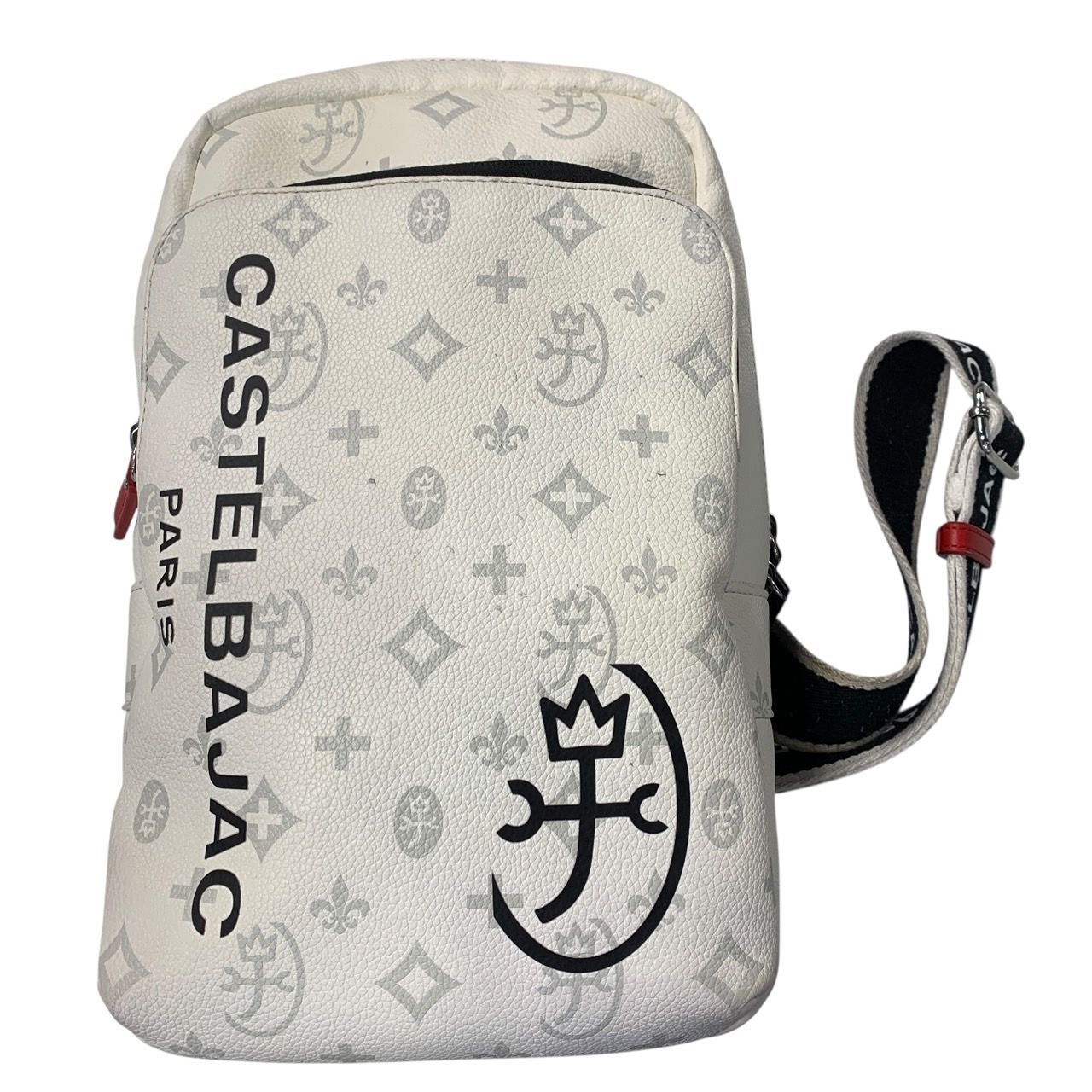 【新品】CASTELBAJAC カステルバジャック ボディバッグ DOMINER ドミネ ワンショルダーバッグ 024911 ウエスト ブラック 黒 選んでもらえる特典付き カステルバジャック ボディバッグ 牛革 リンク ワンショル メンズ カステル バジャック ワンショルダーバッグ  CASTELBAJAC 030912 WS | バッグのロワール