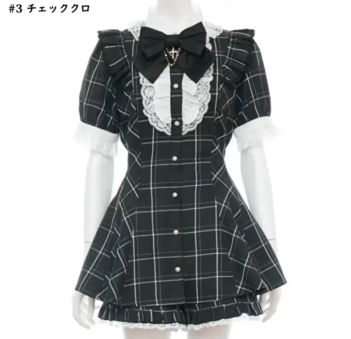 地雷 シークレットハニー Secret Honey 十字架 レース セットアップ 地雷 シークレットハニー Secret Honey 十字架 レース セットアップ