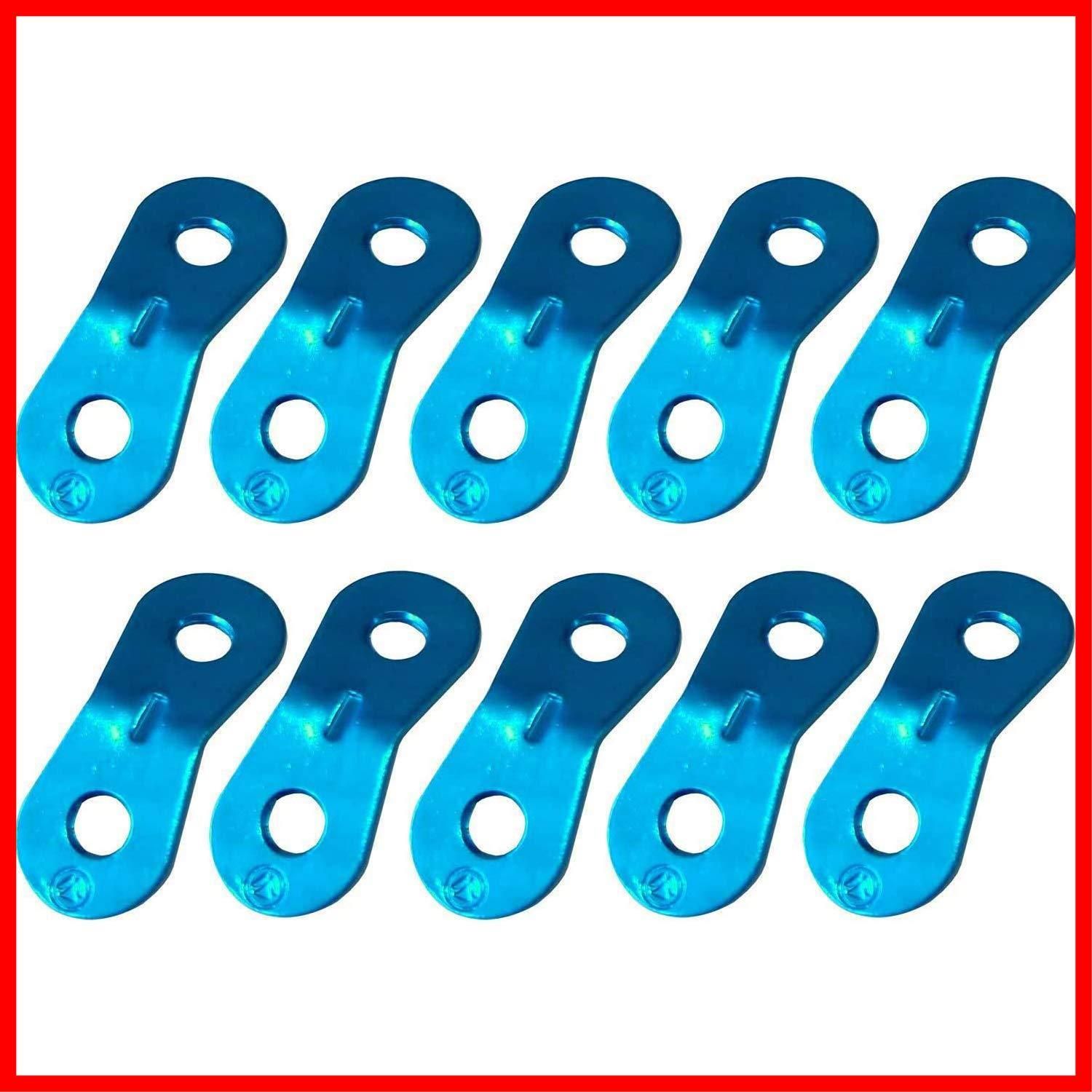 アルミ自在金具 10個入 ロープ径φ3.0-5.5mmまで対応 エリッゼ ELLISSE ALM-10