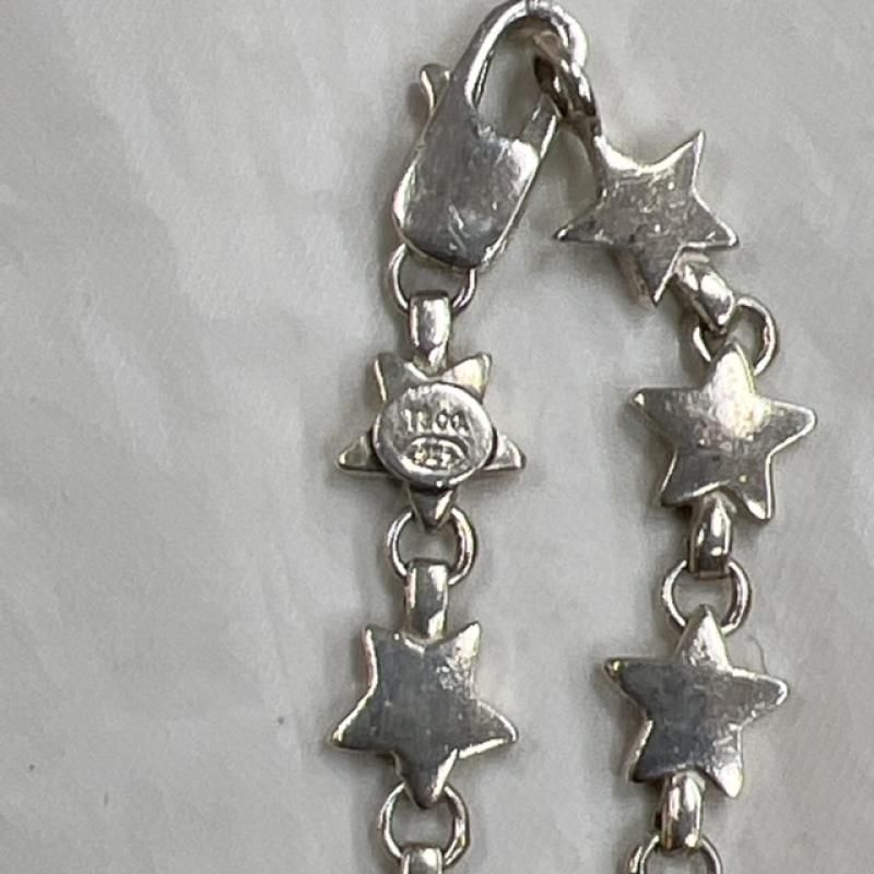 ティファニー パフスター 星ブレスレット シルバー925 1990s】TIFFANY&Co. ティファニー パフスター ブレスレット《星