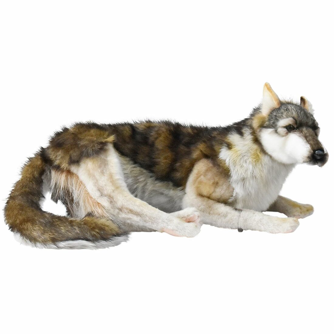 HANSA 6762 オオカミ66 WOLF LAYING BH6762 ぬいぐるみ ハンサ