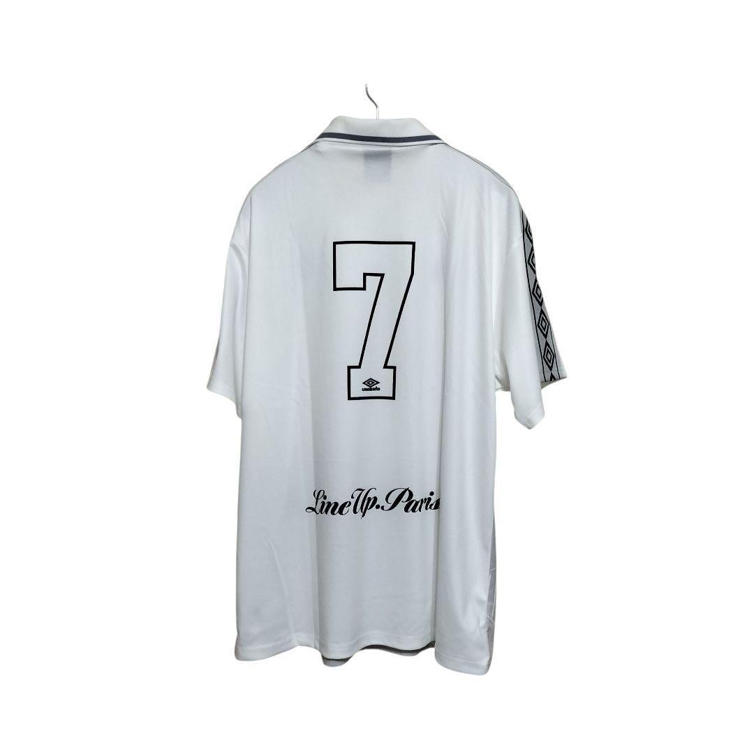 【新品】UMBRO×LINEUP game shirt ゲームシャツ L 白 新品】UMBRO×LINEUP game shirt ゲームシャツ L 白 - メルカリ