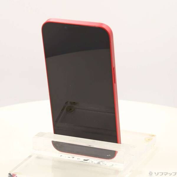 中古品〕 iPhone14 128GB プロダクトレッド MPV93J／A SIMフリー