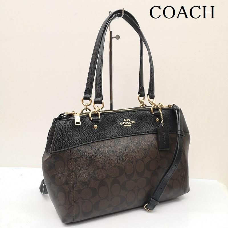 COACH コーチ ショルダーバッグ シグネチャー 2way ハンドバッグ