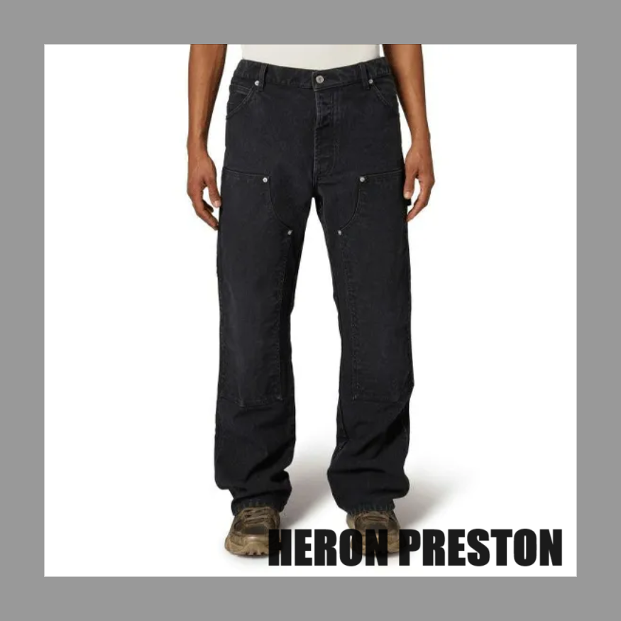 51%OFF/新品/HERON PRESTON/ヘロンプレストン/CANVAS CARPENTER PANTS