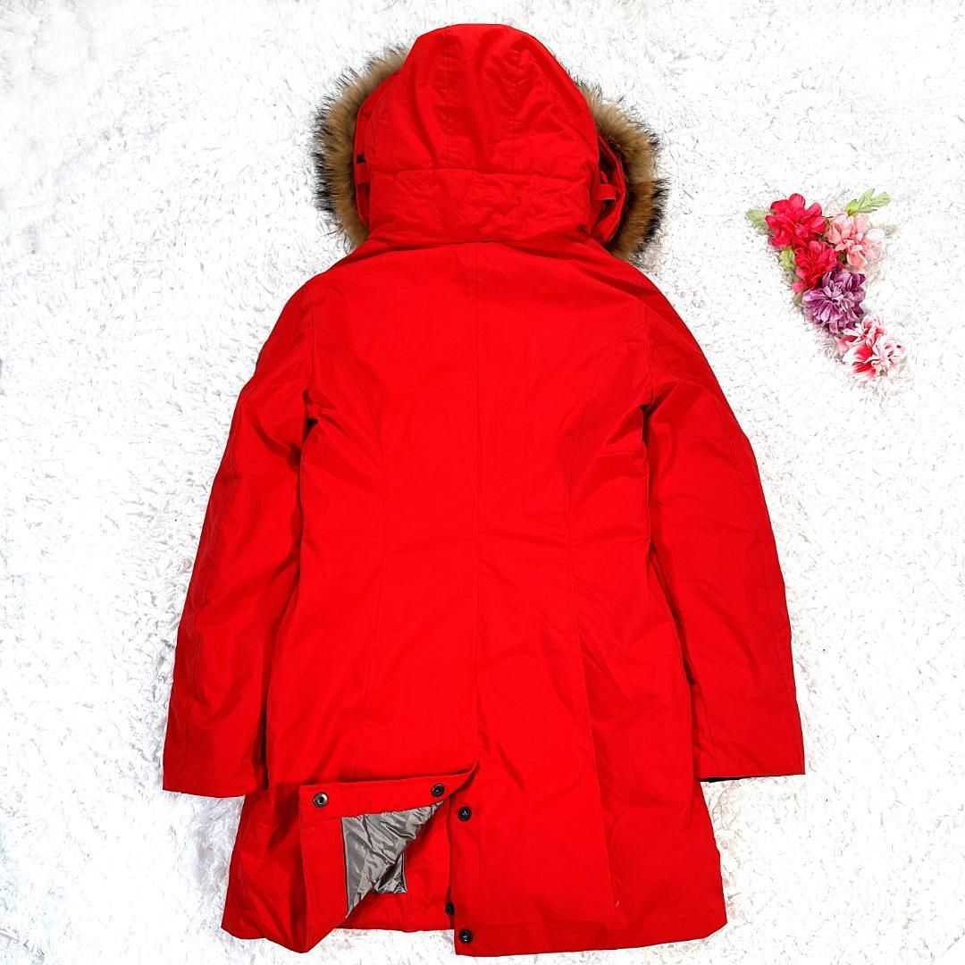新品・タグ付✨ CAPE HORN ケープホーン ファー付きダウンコート レッド ✨新品・タグ付✨ CAPE HORN ケープホーン ファー付きダウン