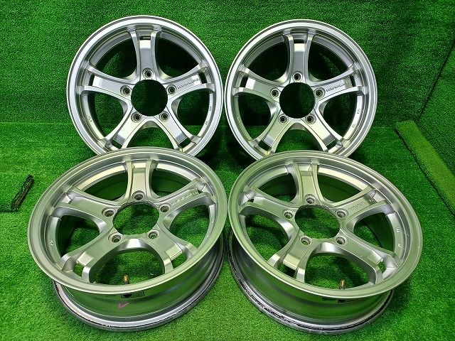 キーラーフォース ｼﾞﾑﾆｰ ホイール アルミ シルバー 16インチ 5.5J 5穴 4本 139.7 22