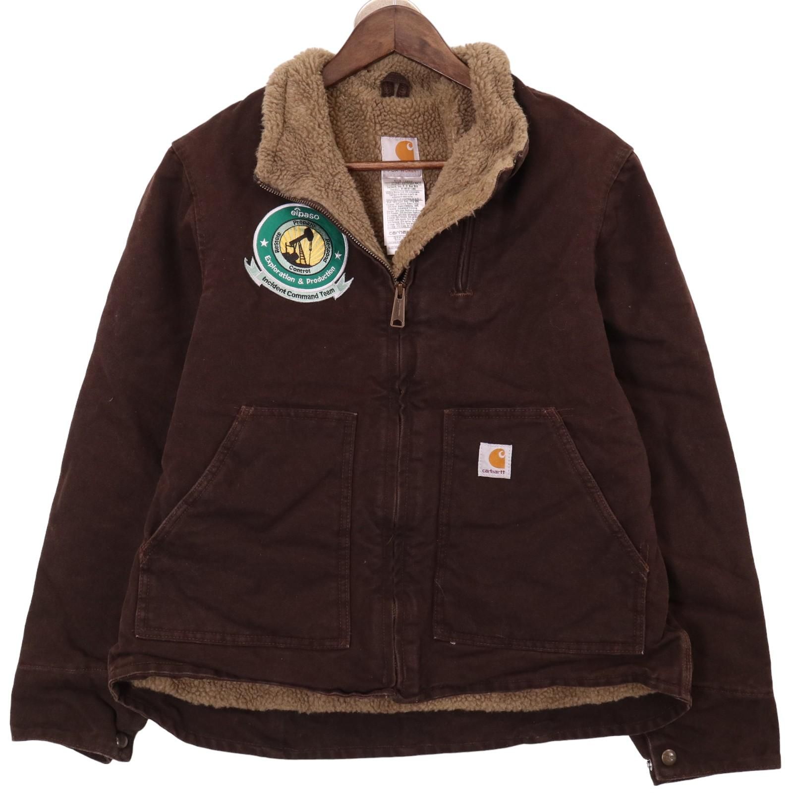 00年代 Carhartt カーハート ダックワークジャケット ブラウン 