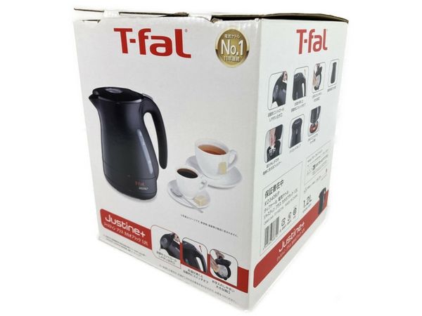 未使用 T-fal KO3408JP ジャスティンプラス カカオブラック 電気ケトル