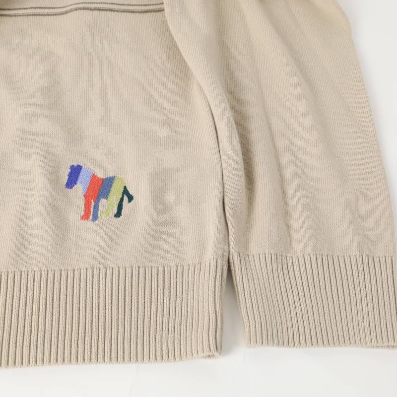 新品 Paul Smith PS ポールスミス シーズンゼブラ クルーネック ニット