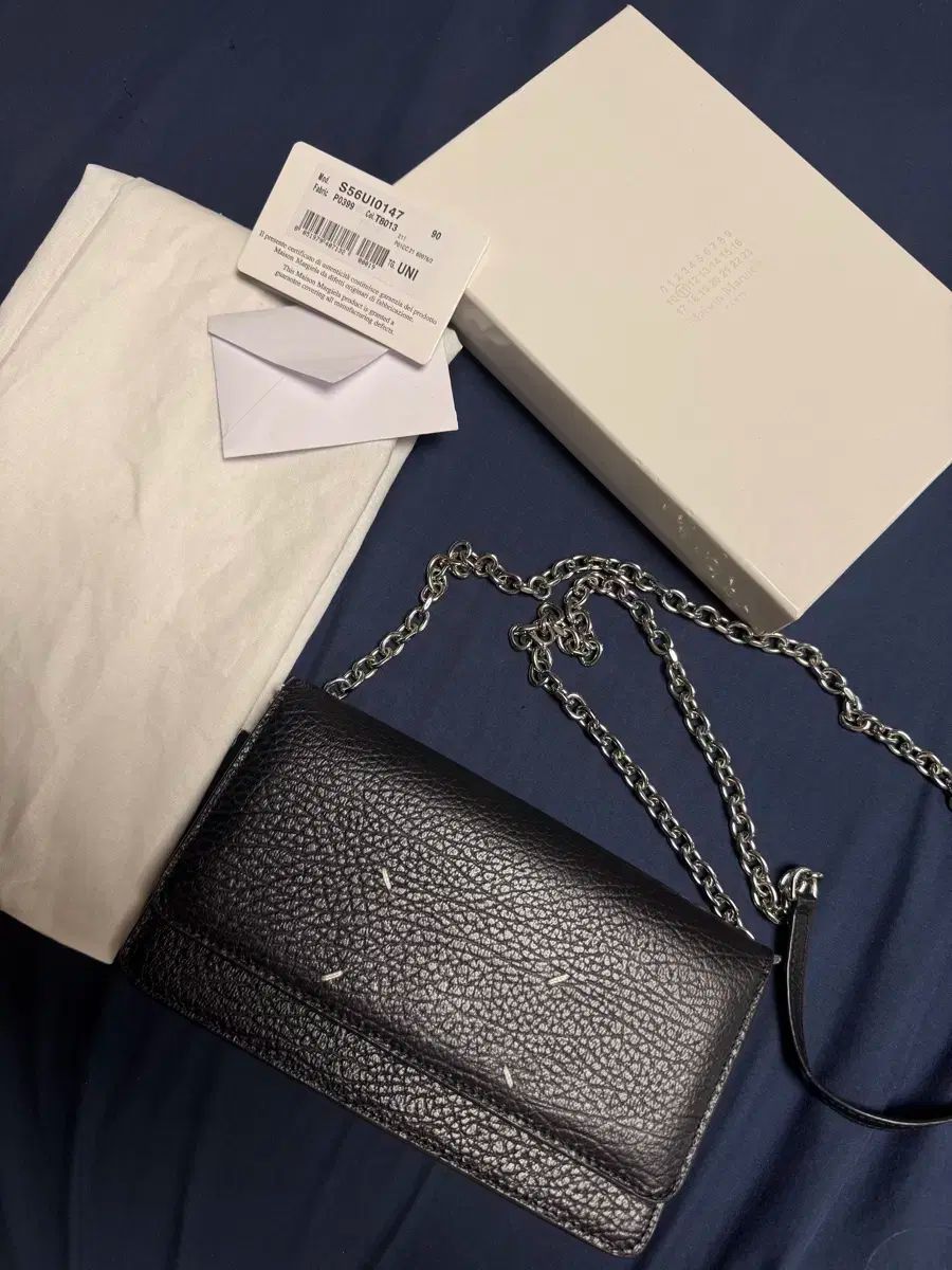 正規品 Maison Margiela メゾン マルジェラ ステッチ チェーン ウォレット クロスバッグ
