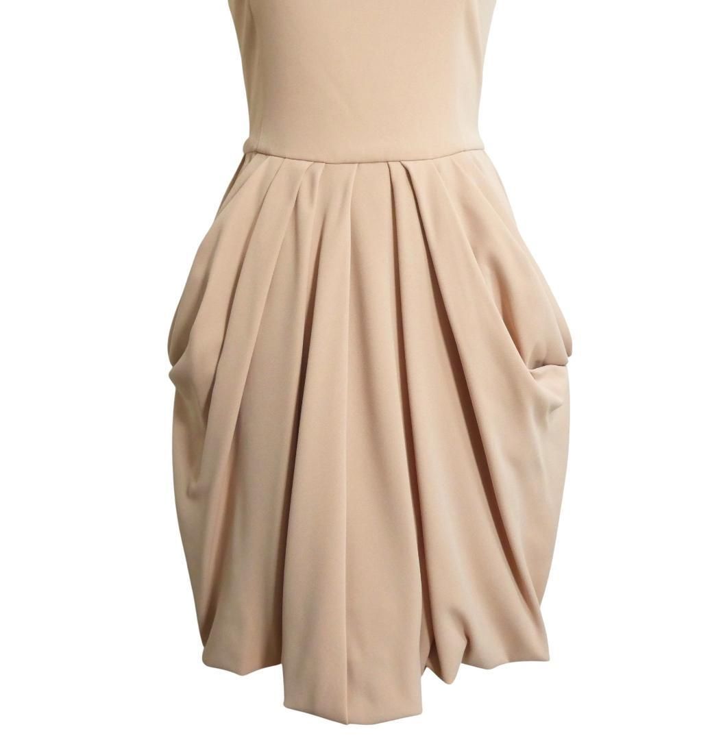 極美品】フォクシー ニューヨーク Aライン ノースリーブ 膝丈ワンピース 38