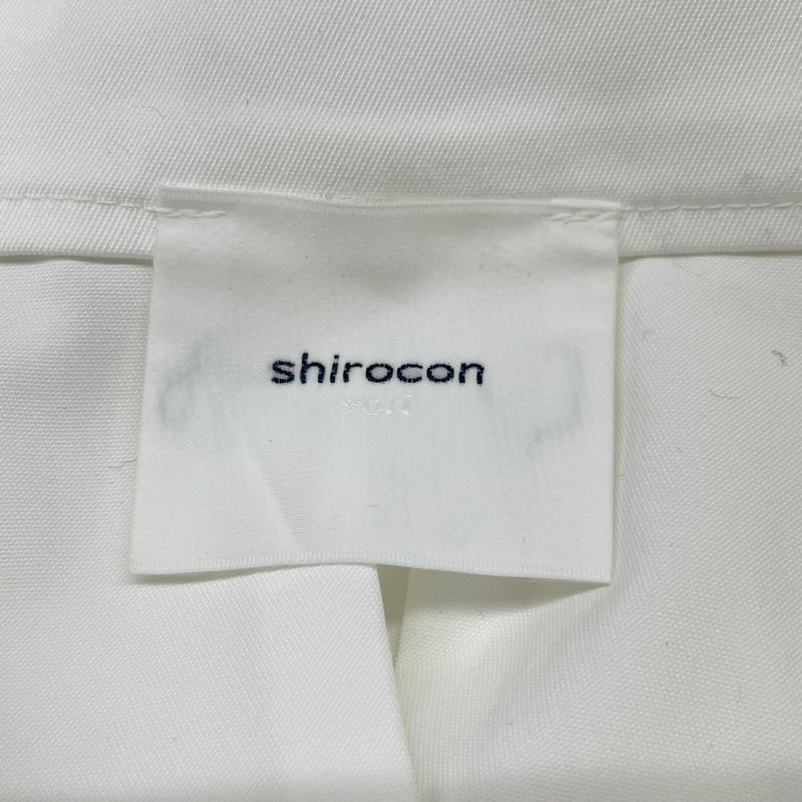 Shirocon シロコン ホイップカラーブラウス yori ヨリ 2WAY シャツ 