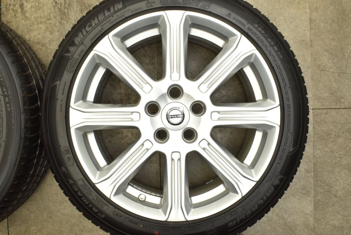 希少 バリ溝 美品】ボルボ V40 クラシックエディション 純正 17in 7.5J 
