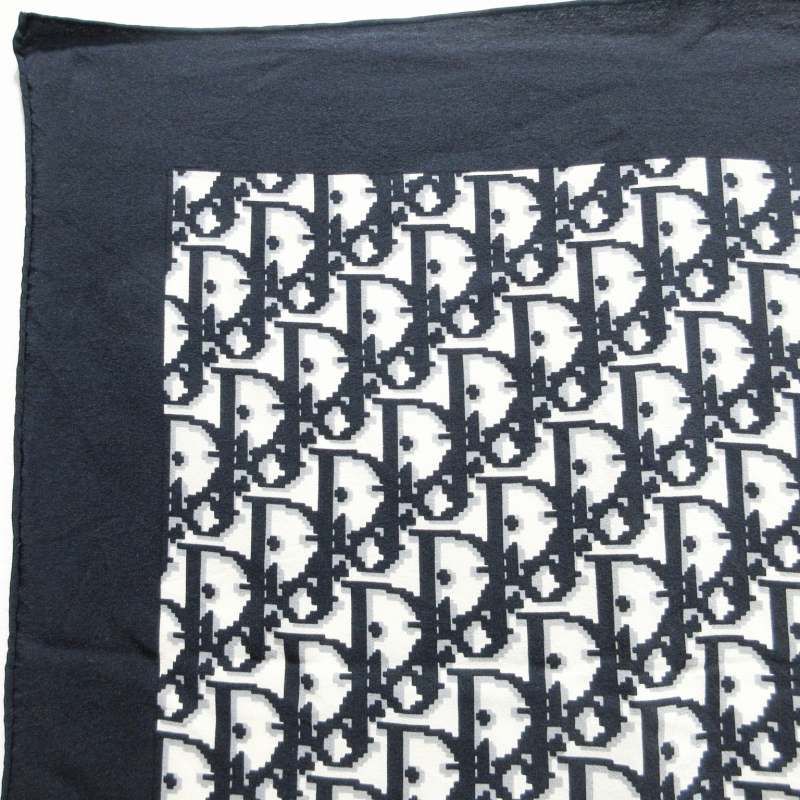 クリスチャンディオール Christian Dior スカーフ トロッター柄 ロゴ柄