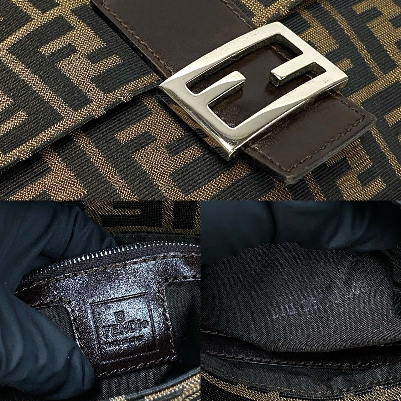 極 美品 FENDI フェンディ マンマバケット ズッカ FF 柄 キャンバス レザー 本革 セミ ワン ショルダーバッグ ハンドバッグ ブラウン 66850 Amazon | [フェンディ] マンマバケット ズッカ FF柄 カバン