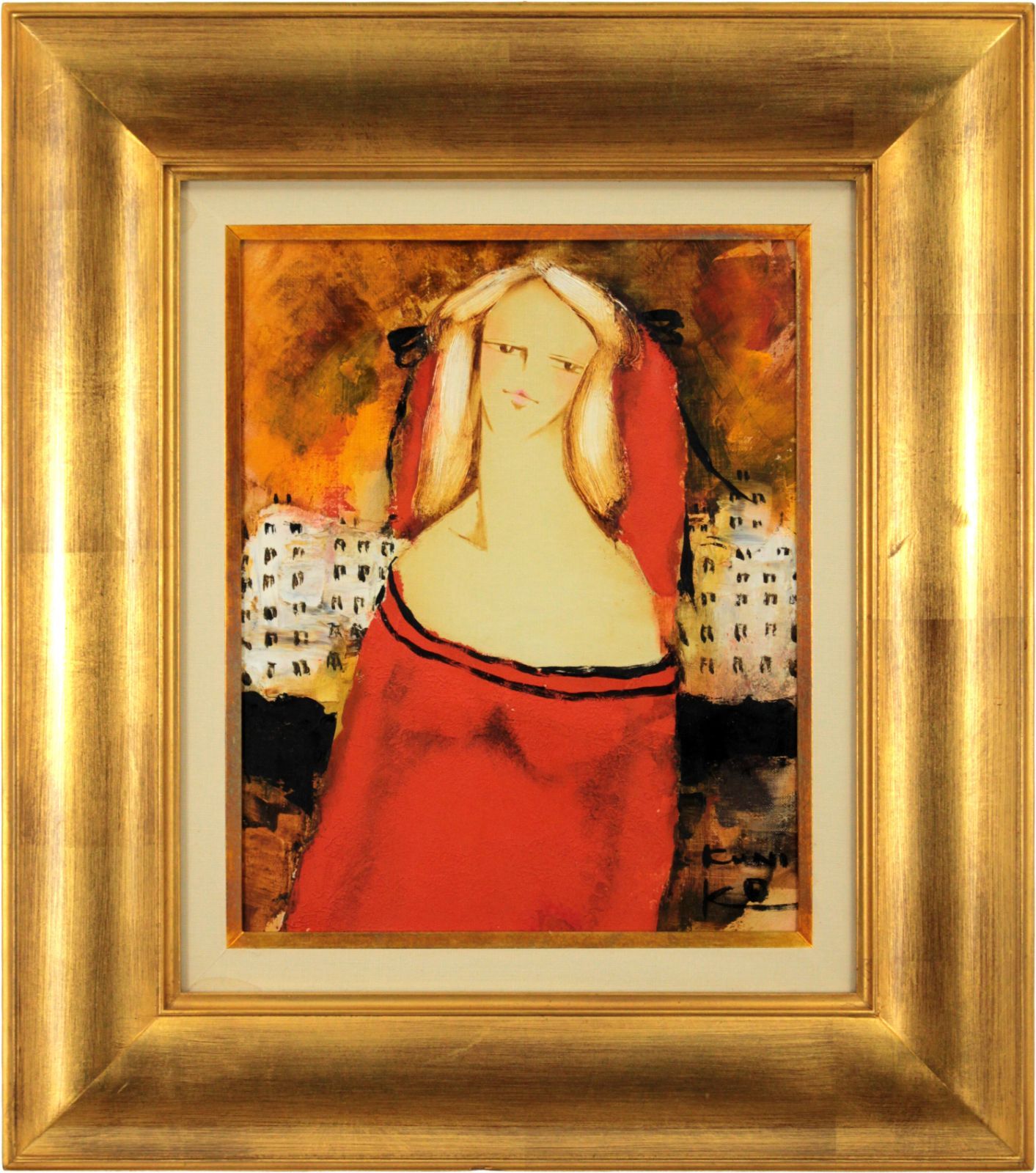 松任谷國子 「スペイン広場」 油絵・油彩画 絵画 - メルカリ