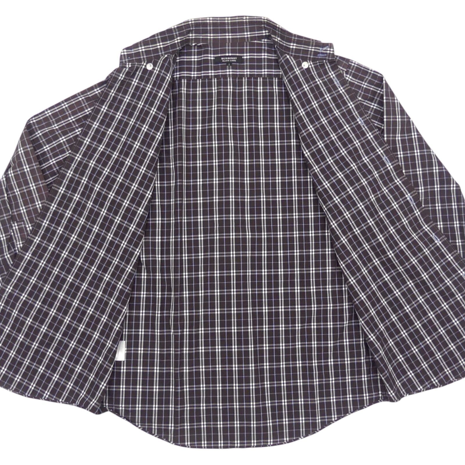 BURBERRY BLACK LABEL 廃盤 バーバリーブラックレーベル 長袖 シャツ M