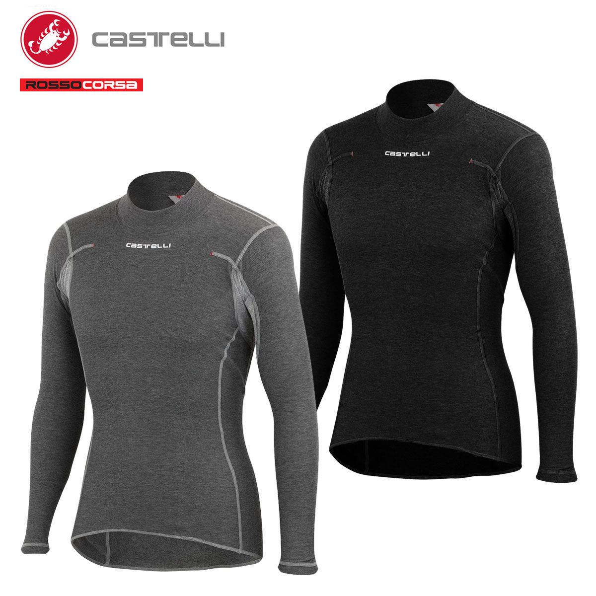 CASTELLI 14531 FLANDERS WARM LONG SLEEVE カステリ フランダース ウォーム 長袖ベースレイヤー
