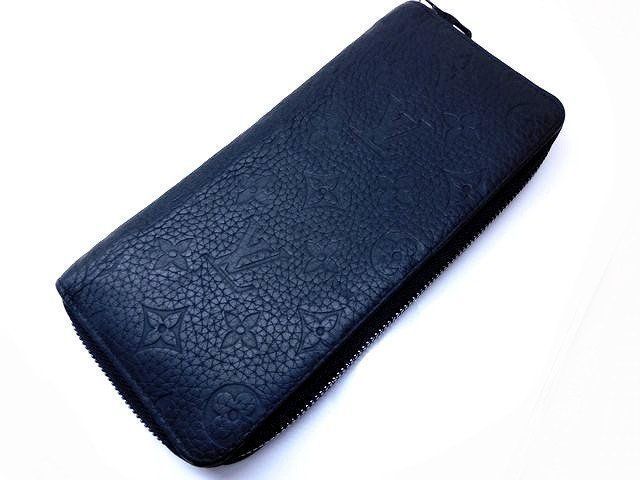 4 ヴィトン M69047 ジッピー ウォレット ヴェルティカル 財布  モノグラム トリヨンレザー ノワール Louis Vuitton 6E ママ100