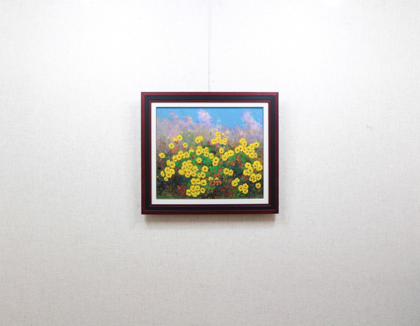 古谷一男『花』油彩画 絵画 - メルカリ