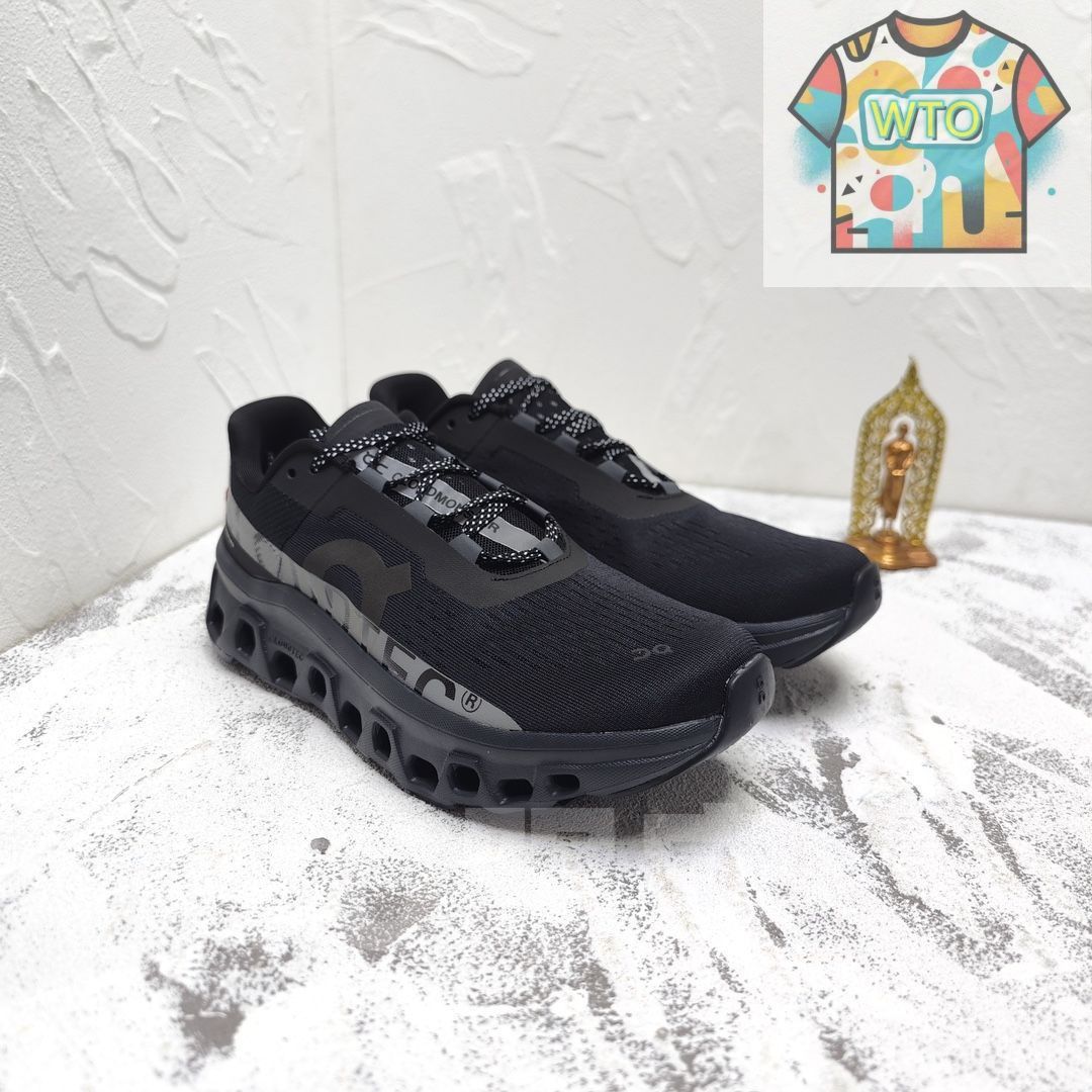 On Cloudmonster ブラック ランニングシューズ22,5新品 メンズ Cloudmonster | ブラック | On 日本