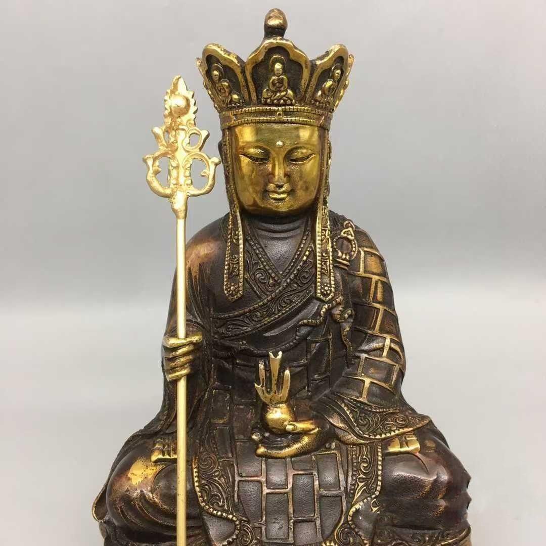 仏教美術 銅像 仏像 地蔵王仏像 家内供養 装飾品 工芸品 置物 仏教美術 銅像 仏像 地蔵王仏像 家内供養 装飾品 工芸品 置物